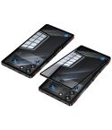 For ZTE nubia Red Magic 10 Pro / 10 Pro+ Snap Buckle Metal Frame Glass Back Panel Phone Case(Black)