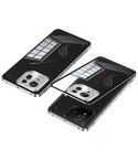 For  ASUS ROG Phone 9 Pro Snap Buckle Metal Frame Glass Back Panel Phone Case(Silver)