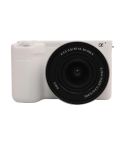 For Sony ZV-E10 II / ZV-E10M2 Litchi Texture Soft Silicone Protective Case(White)