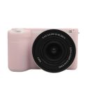 For Sony ZV-E10 II / ZV-E10M2 Litchi Texture Soft Silicone Protective Case(Jelly Pink)