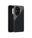For Honor 300 Pro ABEEL C Carbon Fiber Series 6D Micro Relief Phone Case(Black Grey)