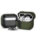 For Samsung Galaxy Buds3 / 3 Pro Mars Earphone Protective Case with Security Lock(Army Green Paint)