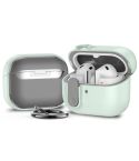 For Samsung Galaxy Buds3 / 3 Pro Mars Earphone Protective Case with Security Lock(Mint Green)