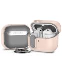 For Samsung Galaxy Buds3 / 3 Pro Mars Earphone Protective Case with Security Lock(Pink)