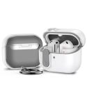 For Samsung Galaxy Buds3 / 3 Pro Mars Earphone Protective Case with Security Lock(White)