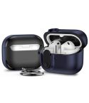 For Samsung Galaxy Buds3 / 3 Pro Mars Earphone Protective Case with Security Lock(Navy Blue)