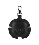 For Redmi Buds 6 Lite Business Leather Earphone Protective Case with Hook(Black)