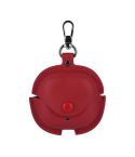 For Redmi Buds 6 Lite Business Leather Earphone Protective Case with Hook(Red)