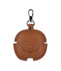 For Redmi Buds 6 Lite Business Leather Earphone Protective Case with Hook(Light Brown)