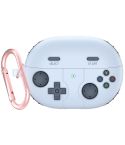 For Huawei Freebuds Pro 3 / Pro 4 Retro Game Console Style Silicone Earbuds Case(Blue)