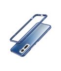For Vivo iQOO 5 & 5 Pro Aluminum Alloy Shockproof Protective Bumper Frame(Dark Blue)
