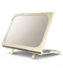 For Microsoft Surface Laptop 7 13.8 inch TPU + PC Two-color Anti-fall Laptop Protective Case(Khaki)