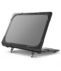 For Microsoft Surface Laptop 7 13.8 inch TPU + PC Two-color Anti-fall Laptop Protective Case(Black)
