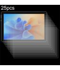 For COOPERS CP20 Gold Tablet 10.1 25pcs 9H 0.3mm Explosion-proof Tempered Glass Film