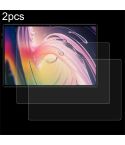 For DEERTIME E15 / E6 / E9 10.1 2pcs 9H 0.3mm Explosion-proof Tempered Glass Film