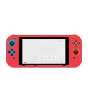 For Nintendo Switch Game Console Solid Color Silicone Full Protective Case(Red)