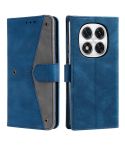 For Redmi Note 14 Pro 4G Nail Skin Feel Stitching Calf Texture Leather Phone Case(Blue)