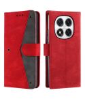 For Redmi Note 14 Pro 4G Nail Skin Feel Stitching Calf Texture Leather Phone Case(Red)