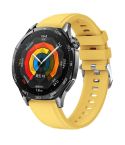 Kalebol 22mm Universal Silicone Watch Strap(Yellow)