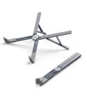 LS-001 Portable Folding Laptop Heightening Heat Dissipation Holder(Grey)