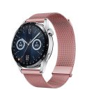 Kalebol 20mm Universal Loop Double Magnetic Buckle Milanese Strap(Rose Pink)