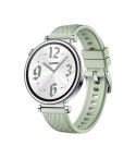 Kalebol 18mm Universal Textured Silicone Silver Buckle Strap(Green Grass)