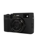 For FUJIFILM X100VI Litchi Texture Soft Silicone Protective Case(Black)