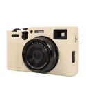 For FUJIFILM X100VI Litchi Texture Soft Silicone Protective Case(White)