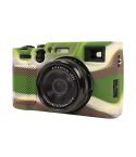 For FUJIFILM X100VI Litchi Texture Soft Silicone Protective Case(Camouflage)