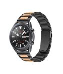 Kalebol 22mm Tooling Metal Zinc Alloy Watch Band(Black Rose Gold)