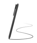 Universal Capacitive Stylus with Pen Clip For Electromagnetic Screen Phone / Tablet(Black)