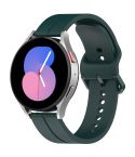 Kalebol 22mm Grooved Silicone Strap(Dark Green)