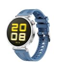 18mm Kalebol Composite Silicone Watch Band(Light Blue)