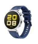 18mm Kalebol Composite Silicone Watch Band(Dark Blue)