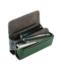 For IQOS ILUMA / ILUMA i / 3 DUO Electronic Cigarette Square Cashew Flower Magnetic Absorption Bag(Green)