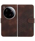 For Xiaomi 15 Ultra Elephant Head Embossed Phone Leather Case with Lanyard(Coffee)