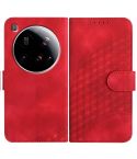 For Xiaomi 15 Ultra Elephant Head Embossed Phone Leather Case with Lanyard(Red)