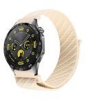 22mm Twill Nylon Loop Hook and Loop Fastener Watch Band(Starlight)