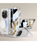 For OPPO Find N5 GKK Magnetic Fold Hinge Side Holder Film Integrated MagSafe Phone Case(Silver)
