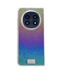 For OPPO Find N5 Transparent Edge Scale Texture Phone Case(Gradient)