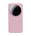 For Xiaomi 15 Ultra Liquid Silicone Skin-friendly Shockproof Phone Case(Pink)