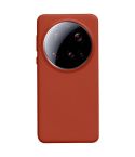 For Xiaomi 15 Ultra Liquid Silicone Skin-friendly Shockproof Phone Case(Caramel Brown)