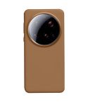 For Xiaomi 15 Ultra Liquid Silicone Skin-friendly Shockproof Phone Case(Khaki)