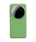 For Xiaomi 15 Ultra Liquid Silicone Skin-friendly Shockproof Phone Case(Matcha Green)