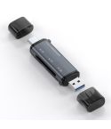 ADS-318 Type-C 5 in 1 Multi-Function Card Reader(Grey)