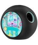 For Punirunes Interactive Toy Digital Pet Silicone Protective Case(Black)