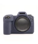 For Nikon Z6III Litchi Texture Soft Silicone Protective Case(Dark Blue)