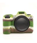 For Nikon Z6III Litchi Texture Soft Silicone Protective Case(Camouflage)