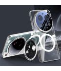 For Xiaomi 15 Ultra Ice-transparent Metal Lens Holder MagSafe Plating Phone Case(Transparent)