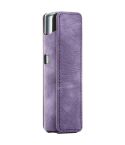 For lil Solid 3.0 Frosted Retro PU Leather Electronic Cigarette Case(Purple)